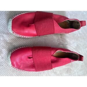 Rag & Bone Nina Flat Espadrille, Red, Size 38